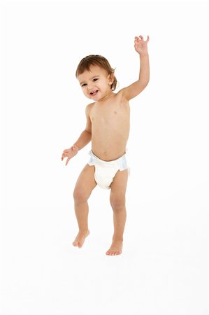 Studio Portrait Of Baby Boy Standing Photographie de stock - Aubaine LD & Abonnement, Code: 400-06104969
