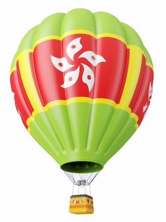 Multi-colored balloon for flight in air isolated 3d Photographie de stock - Aubaine LD & Abonnement, Code: 400-06105230