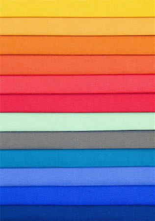 suljo (artist) - Colorful Linen Curtain Spectrum Swatch Foto de stock - Royalty-Free Super Valor e Assinatura, Número: 400-06105754