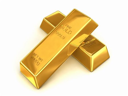 A pair of fine gold bars with a net weight of 1000g each. Photographie de stock - Aubaine LD & Abonnement, Code: 400-06105793