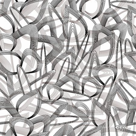 parallèle - Seamless abstract lines vector background, wallpaper design pattern. Photographie de stock - Aubaine LD & Abonnement, Code: 400-06105947