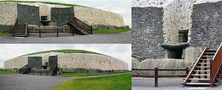 simsearch:400-05287744,k - Newgrange in the Boyne Valley is a 5000 year old Passage Tomb. Co. Meath, Ireland Photographie de stock - Aubaine LD & Abonnement, Code: 400-06106357