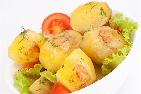 potato salad yellow - cooked potatoes closeup Stock Photo - Budget Royalty-Free & Subscription, Code: 400-06106755