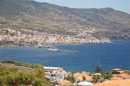 simsearch:700-00186828,k - view of Santa Cruz de La Palma city in Canary Islands Spain Stock Photo - Budget Royalty-Free & Subscription, Code: 400-06107703