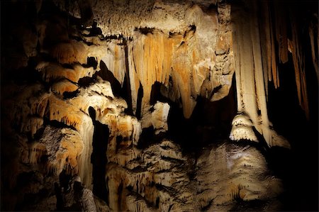 stalactite - Limestone formations in the main chamber of the Cango caves, South Africa Stock Photo - Budget Royalty-Free & Subscription, Code: 400-06107785