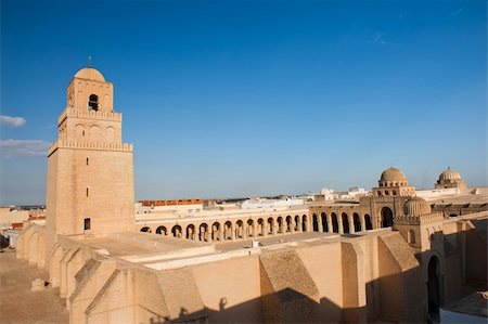 Great Mosque of Kairouan, Tunisia is the fourth most sacred place of islam Stock Photo - Budget Royalty-Free & Subscription, Code: 400-06100673