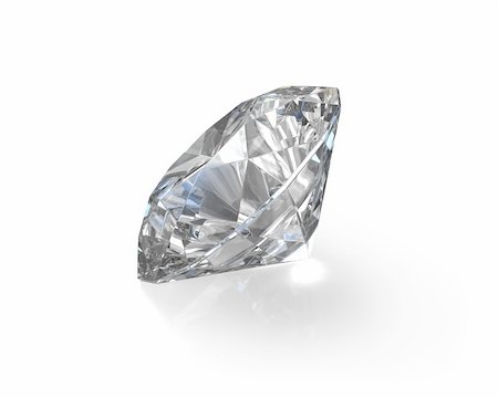 diamond sparkle - Round, old european cut diamond, isolated on white background Photographie de stock - Aubaine LD & Abonnement, Code: 400-06101084