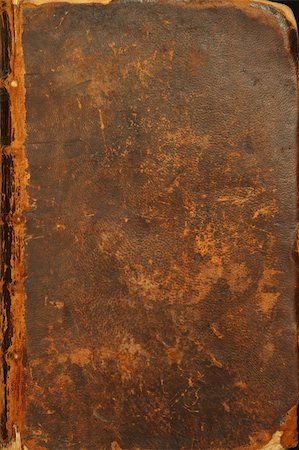 Photo of the tattered cover of a bible from 1786. Stock Photo - Budget Royalty-Free & Subscription, Code: 400-06101848