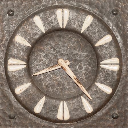 Old tower clock display - from Troyan Region in Bulgarian Stockbilder - Microstock & Abonnement, Bildnummer: 400-06101904