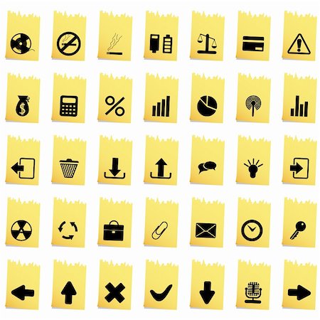 Collection of different icons for using in web design Photographie de stock - Aubaine LD & Abonnement, Code: 400-06102289