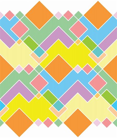 pzromashka (artist) - seamless pattern of bright rectangles of different colors Foto de stock - Royalty-Free Super Valor e Assinatura, Número: 400-06102856