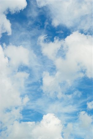 Blue sky with clouds Foto de stock - Super Valor sin royalties y Suscripción, Código: 400-06103765