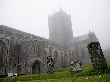 St. David`s Cathedral, the lagest Cathedral in Wales situated in  Britain´s smallest city, St, Davids town Stock Photo - Budget Royalty-Free & Subscription, Code: 400-06127065