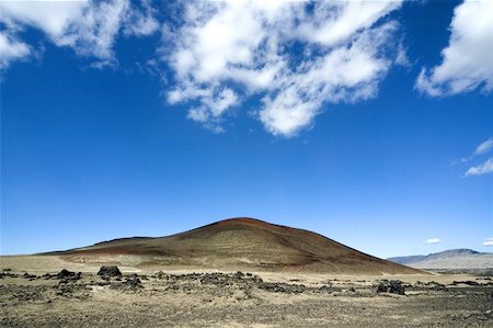 Lava mauntain and clouds, Askja area in Island Stock Photo - Budget Royalty-Free & Subscription, Code: 400-06127124