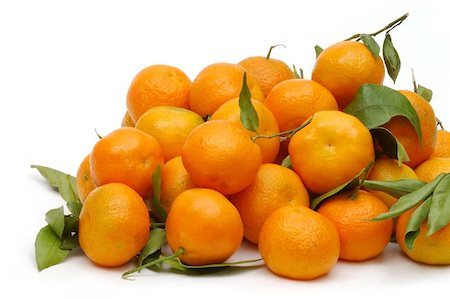 felinda (artist) - pile of tangerines on white background Photographie de stock - Aubaine LD & Abonnement, Code: 400-06128249