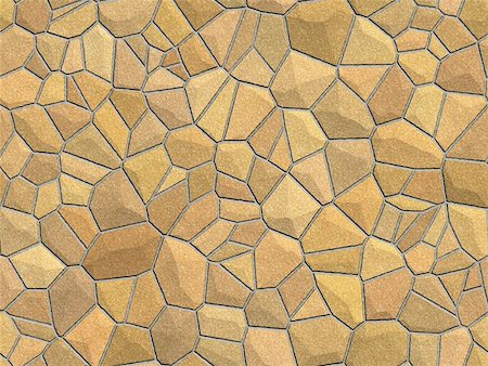 simsearch:400-05160447,k - Stone Wall - light brown stone surface - seamless texture, perfect for tiling Photographie de stock - Aubaine LD & Abonnement, Code: 400-06129028