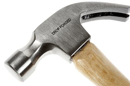 Hammer on a white background Stock Photo - Budget Royalty-Free & Subscription, Code: 400-06129858