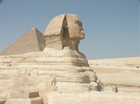 dead people in deserts - Sphinx standing guard at Gizah Cairo Egypt Stock Photo - Budget Royalty-Free & Subscription, Code: 400-06134896