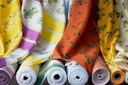 Bolts of traditional Provence cloth Stock Photo - Budget Royalty-Free & Subscription, Code: 400-06134930