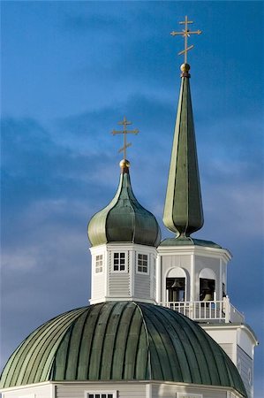 sitka - St. Michaels Russian Orthodox Church roof top Photographie de stock - Aubaine LD & Abonnement, Code: 400-06135360