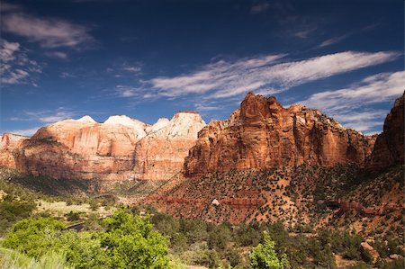 simsearch:400-07316200,k - Zion Canyon National Park, Utah Photographie de stock - Aubaine LD & Abonnement, Code: 400-06135448