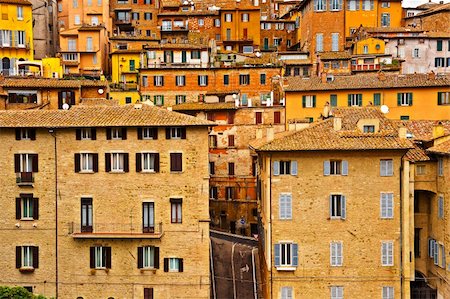stone and glass building - View to Historic Center City of Perugia, Italy Stock Photo - Budget Royalty-Free & Subscription, Code: 400-06137108