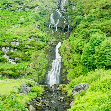 simsearch:400-05387259,k - Assarancagh Waterfall, County Donegal, Ireland Stock Photo - Budget Royalty-Free & Subscription, Code: 400-06137950