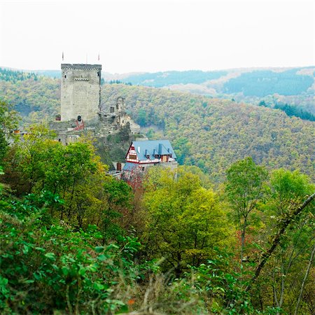 Ehrenburg Castle, Rheinland Pfalz, Germany Stockbilder - Microstock & Abonnement, Bildnummer: 400-06137975