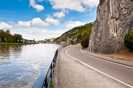 Embankment of the River Meuse in the Belgian City of Dinant Photographie de stock - Aubaine LD & Abonnement, Code: 400-06138610