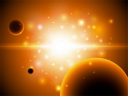 simsearch:400-04886229,k - Space background with stars. Vector illustration. Fotografie stock - Microstock e Abbonamento, Codice: 400-06138628