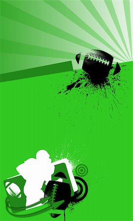 football play drawing - Grunge american football background with space (poster, web, leaflet, magazine) Stock Photo - Budget Royalty-Free & Subscription, Code: 400-06139756