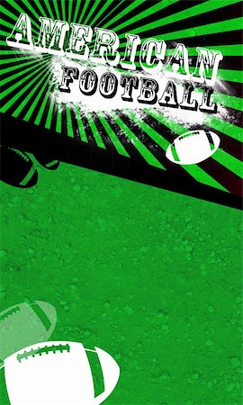 Grunge american football background with space (poster, web, leaflet, magazine) Stock Photo - Budget Royalty-Free & Subscription, Code: 400-06139763