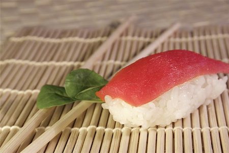 simsearch:400-04292843,k - Piece of sushi Stock Photo - Budget Royalty-Free & Subscription, Code: 400-06130277