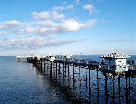 Llandudno Pier, Llandudno, Gwynedd, North Wales Fotografie stock - Microstock e Abbonamento, Codice: 400-06130678