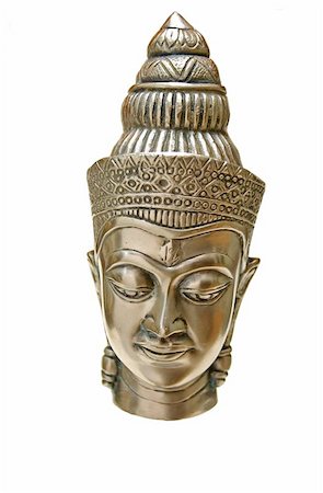 buddha statue on white back-ground Stock Photo - Budget Royalty-Free & Subscription, Code: 400-06131825