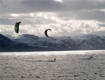 water sports on west shore, llandudno, gwynedd, north wales in winter. Photographie de stock - Aubaine LD & Abonnement, Code: 400-06132267