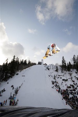simsearch:400-03986055,k - Rider stomping a backside rodeo double grab at the Artic Challenge in Oslo Photographie de stock - Aubaine LD & Abonnement, Code: 400-06132449