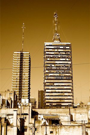 Towers in the city of Buenos aires Stock Photo - Budget Royalty-Free & Subscription, Code: 400-06132469