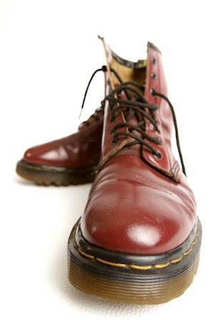 closeup of brown boots Stock Photo - Budget Royalty-Free & Subscription, Code: 400-06132666