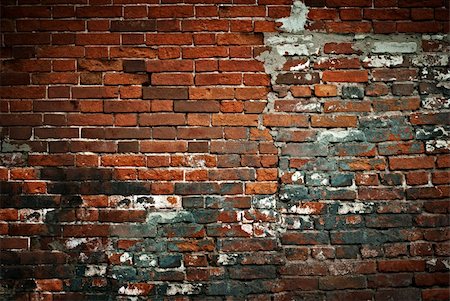 simsearch:400-05153432,k - Aged brick wall Foto de stock - Super Valor sin royalties y Suscripción, Código: 400-06141110