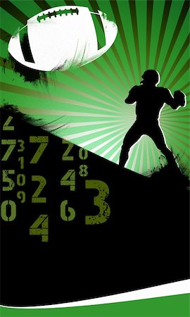 football play drawing - Grunge american football background with space (poster, web, leaflet, magazine) Stock Photo - Budget Royalty-Free & Subscription, Code: 400-06141658