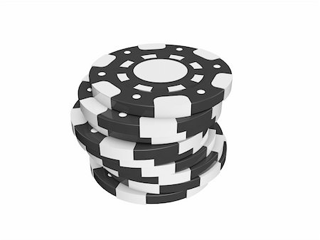 simsearch:400-04672615,k - casino chips  stack isolated on white background Stock Photo - Budget Royalty-Free & Subscription, Code: 400-06141764