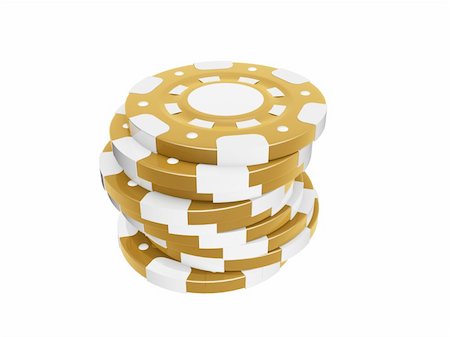 simsearch:400-04672615,k - casino chips  stack isolated on white background Stock Photo - Budget Royalty-Free & Subscription, Code: 400-06141766