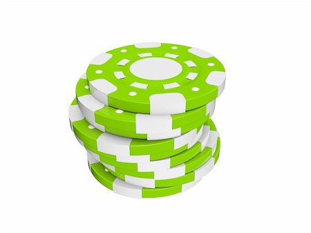 simsearch:400-04672615,k - casino chips  stack isolated on white background Stock Photo - Budget Royalty-Free & Subscription, Code: 400-06141767