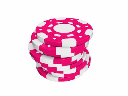 simsearch:400-04672615,k - casino chips  stack isolated on white background Stock Photo - Budget Royalty-Free & Subscription, Code: 400-06141768