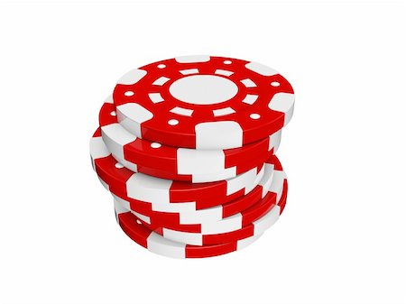 simsearch:400-04672615,k - casino chips  stack isolated on white background Stock Photo - Budget Royalty-Free & Subscription, Code: 400-06141769