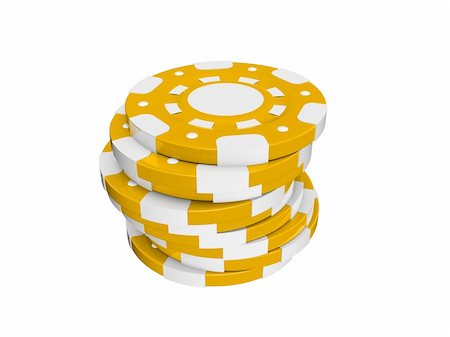 simsearch:400-04672615,k - casino chips  stack isolated on white background Stock Photo - Budget Royalty-Free & Subscription, Code: 400-06141771