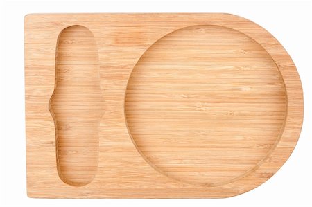 Wooden kitchen utensil isolated on white Stock Photo - Budget Royalty-Free & Subscription, Code: 400-06141811
