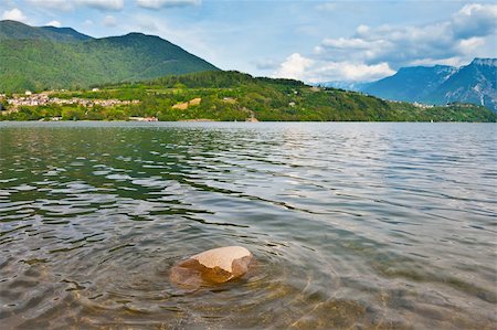 simsearch:400-06083498,k - Lake Lago di Caldonazzo on the Background of  Dolomites Stock Photo - Budget Royalty-Free & Subscription, Code: 400-06141968