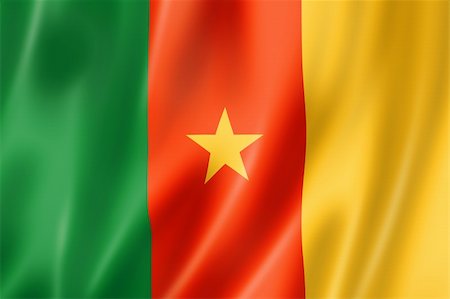 simsearch:400-06476619,k - Cameroon flag, three dimensional render, satin texture Foto de stock - Royalty-Free Super Valor e Assinatura, Número: 400-06142761